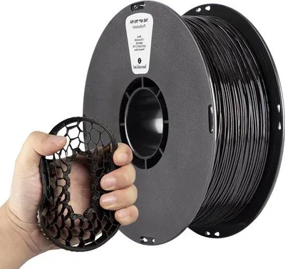 Image de Filament TPU flexible, 1 kg, noir, 175 mm