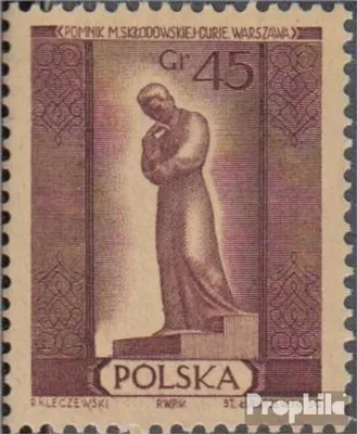 Produktbild von Briefmarken Polen 1955 Mi 912 postfrisch Denkmäler Warschaus