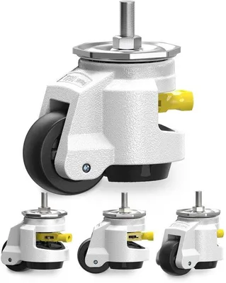 Immagine prodotto di Set di rotelle industriali per carichi pesanti, 4 pezzi, 1500 kg