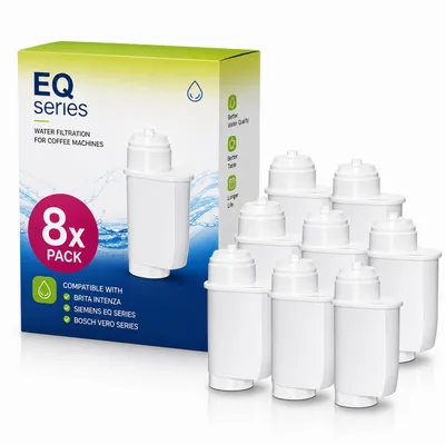 Produktbild von 8er-Pack Ersatzwasserfilter für Siemens® Kaffeevollautomat EQ Series, EQ5, EQ6, EQ7, EQ9, EQ500, Bosch® TCZ7003, TCZ7033, für Brita® Intenza 575491