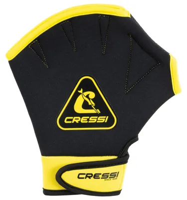 Produktbild von Cressi AQUA BOOST SWIM GLOVES - Black/Yellow Black/Yellow L