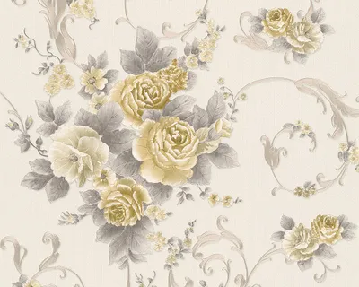 Obrázok produktu pre A.S. Création Tapeta Romantica 3 sivá metalická biela 10,05 m x 0,53 m 306474