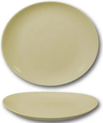 Zdjęcie produktu dla Talerz do steków z kremowej porcelany - 30,5 cm - Tivoli