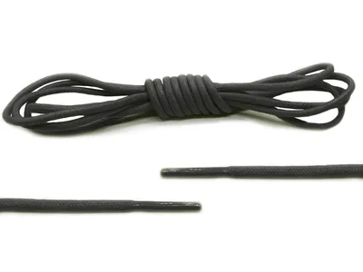 Immagine prodotto di Kicks Don® - Lacci rotondi in cera - 70 cm - Neri