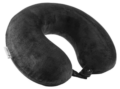 Obrázek produktu pro Polštářek z paměťové pěny pro podporu hlavy, krku a brady, ergonomický design, černý