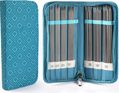 Produktbild von INF 20cm Nadelspiel Stricknadeln Set mit Etui