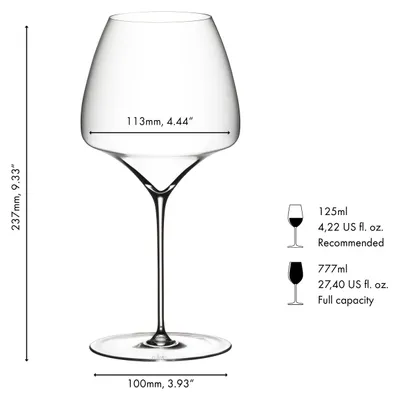 Immagine prodotto di Riedel Manufaktur, set da 6 bicchieri Vitis, ideali per Pinot Noir e Nebbiolo