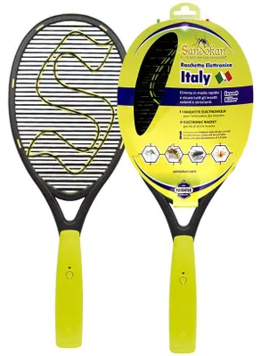 Obrázek produktu pro Sandokan 7071, Manuální, Zabiják hmyzu, Černá, Zelená, Baterie, 10 kV, 1,5 mA