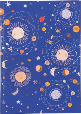 Produktbild von Goldbuch Notizbuch Celestial Design A5, blanko, 200 Seiten, 100g/m² Papier