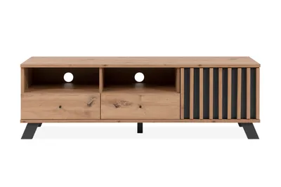 Obrázek produktu pro TV-Board >Medan< (BxHxT: 138x44x40 cm) in Artisan Oak / Anthrazit