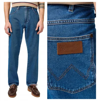 Immagine prodotto di Wrangler | Jeans da uomo modello Frontier, vestibilità dritta, colore grigio scuro, taglia W33 L32
