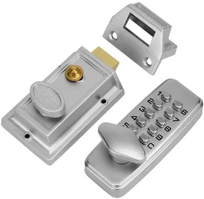 Image de Mini serrure à code mécanique - Étanche - Robuste et sûre - Accès sans clé - Pour portes intérieures et extérieures - Idéale pour les armoires et les pavés