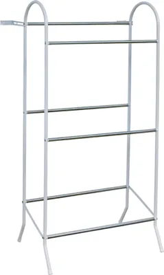 Produktbild von SCHULTE Regalwelt Getränkekistenregal für bis zu 4 Kisten, 118x61x41 cm (HxBxT), Traglast pro Ebene 40 kg, silber, Getränkeregal, Bierkistenregal, Flaschenkastenständer, Wasserkistenregal