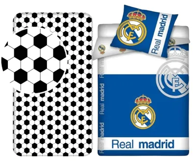 Produktbild von Schlafzimmer-Set von Real Madrid: Bettbezug und Bettlaken