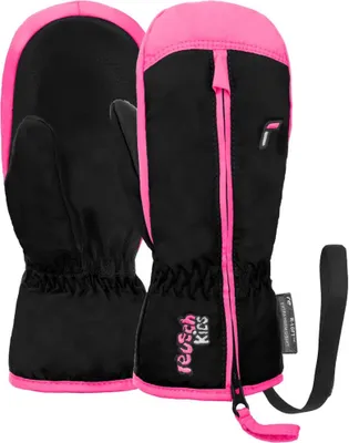 Produktbild von Reusch Skihandschuhe Ben Mitten mit extra langem Reißverschluss 7769 black/ knockout pink 1