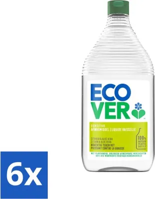 Produktbild von Ecover - Geschirrspülmittel - Zitrone & Aloe Vera - 950 ml - Vorteilspack - 6 Stücke