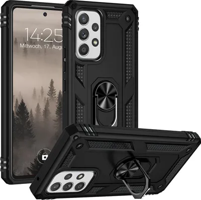 Produktbild von Armor Outdoor Handyhülle für Samsung Galaxy A53 5G Handy Panzer Case Cover Schutzhülle Farbe: Schwarz