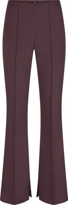 Produktbild von Riani Bootcut Hose aus Scuba-Maschenware mit vertikalen Nähten und Schlitzen am Saum