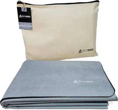 Produktbild von Yogamatte 1 mm, grau, Naturkautschuk, mit Tragtasche, für Reisen