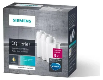 A product box for Siemens water filters.