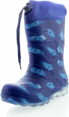 Produktbild von Beck 845 34 Warmfutter Gummistiefel  Fussball Blau, Blau, Gr. 32