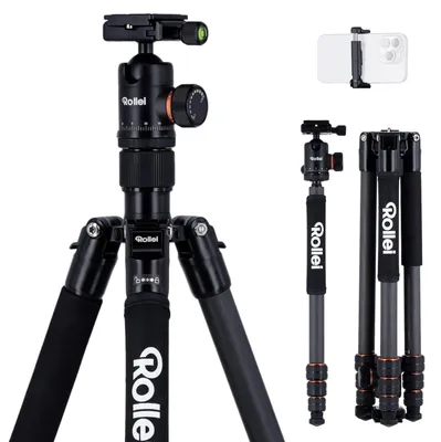 Zdjęcie produktu dla Rollei C5i Carbon, 3 x noga, Carbon, 157,5 cm, 1,33 kg