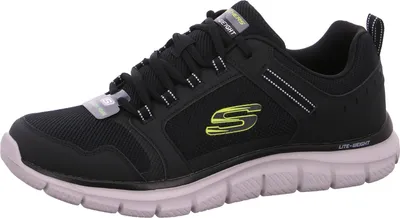 Image de Skechers Track-Knockhill 232001-BKLM, Baskets, Hommes, Noir