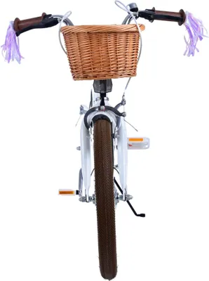 Produktbild von Volare Blossom Children's Bicycle Girls 18 Zoll weiße zwei Handbremsen