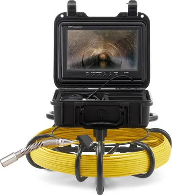Produktbild von Kanalfernsehkamera Rohrinspektionskamera 9-Zoll-720p-Bildschirm Rohrkamera 165 ft