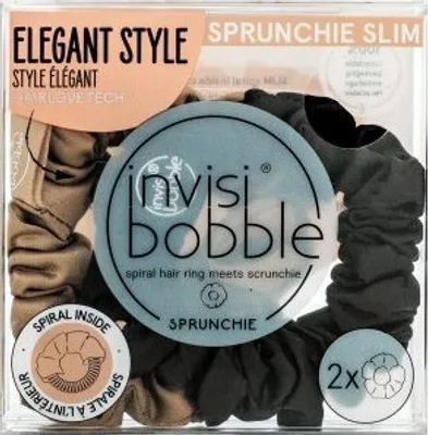 Produktbild von InvisiBobble Sprunchie Slim True Golden Duo Haargummi