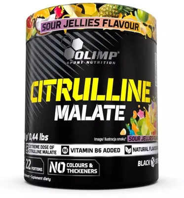 Obrázek produktu pro Olimp Citrulin malát 200g kyselé želé příchuť