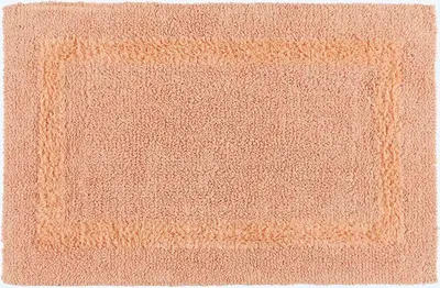 Produktbild von HOMESCAPES Badematte apricot 50x80 cm aus 100% Baumwolle