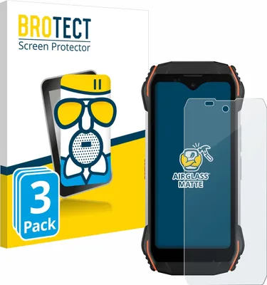 Produktbild von 3x BROTECT Schutzglas für Blackview N6000 Schutzfolie Displayschutz Display Schutz Glas Folie matt