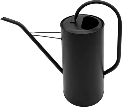 Produktbild von 3.11 Metall Gießkanne 3,0 Liter - ca. 37 x 32 x 13 cm - Farbe: Schwarz (groß)