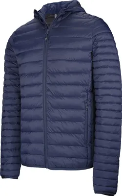 Produktbild von Kariban Herren Daunen-Jacke mit Kapuze PC2666 (M) (Marineblau)
