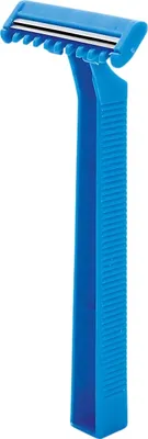 Produktbild von Medi-Inn Einmalrasierer Einwegrasierer blau (zweischneidig, 100 Stück)