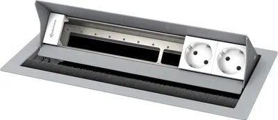 Obrázok produktu pre Kindermann CablePort štandard² 6-násobný - Kryt zásuvky