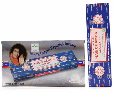 Imagen del producto de Incienso Satya Nagchampa, 100 gramos