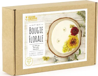 Produktbild von Graine Creative kreative Kerzenherstellungsset Blumen Sojawachs DIY