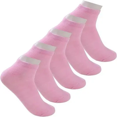 Produktbild von Set aus 5 elastischen Socken für Damen und Kinder mit niedrigen Manschetten
