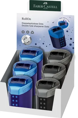 Zdjęcie produktu dla FABER-CASTELL Doppelspitzdose RollOn Dots