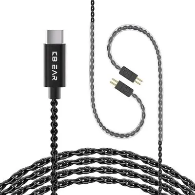 Zdjęcie produktu dla Kabel iem USB c przewód słuchawkowy douszny ofc 2 pin dla muzyka