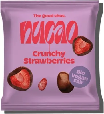 Produktbild von nucao Schokofrüchte Crunchy Strawberries  50g