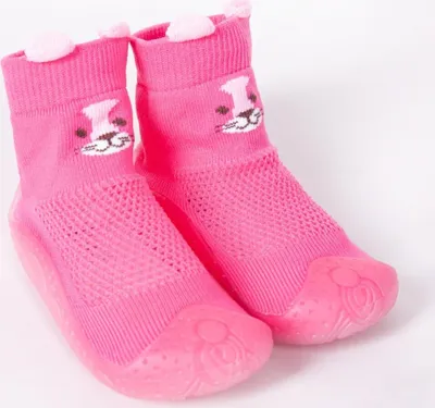 Produktbild von YO Kinder Mädchen Babyschuhe Kätzchen Weiche Sohle Sockenschuhe Lauflernschuhe Kinderschuhe Atmungsaktiv Anti-Rutsch Bodenschuhe Rosa 22