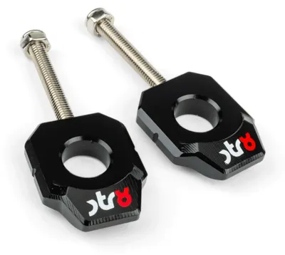 Zdjęcie produktu dla STR8 – para napinaczy łańcucha, czarne, DERBI, 15 mm