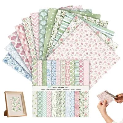 Zdjęcie produktu dla Papier do scrapbookingu, kolorowy, 24 arkusze, 30,5 x 30,5 cm