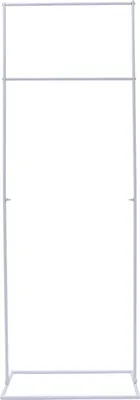 Produktbild von 53x32x155cm Hochzeitsbogen Stahlrohr Rechteckig Metall Blumenrahmen Blumenbogen (weiß) für Party Hintergrund Dekoration Requisiten
