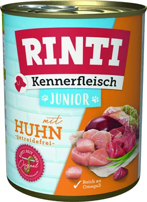 Produktbild von Rinti Kennerfleisch Junior Huhn 800g