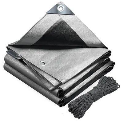 Produktbild von Wasserdichtes Polyethylen-Zelt 4x6m mit Aluminiumösen