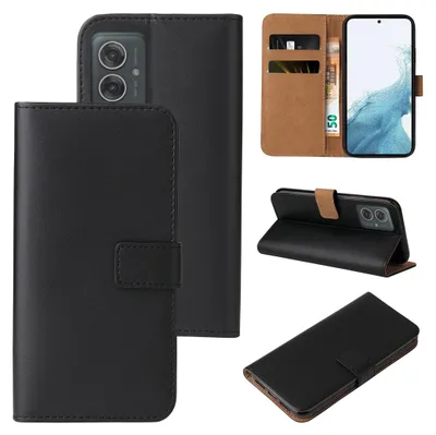 Produktbild von Handyhülle für Motorola Moto G55 5G Klapphülle Bookcase Flip Cover Hülle Handy Tasche Etui Farbe: Schwarz